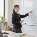 英語長文の論理の流れを説明する高校生